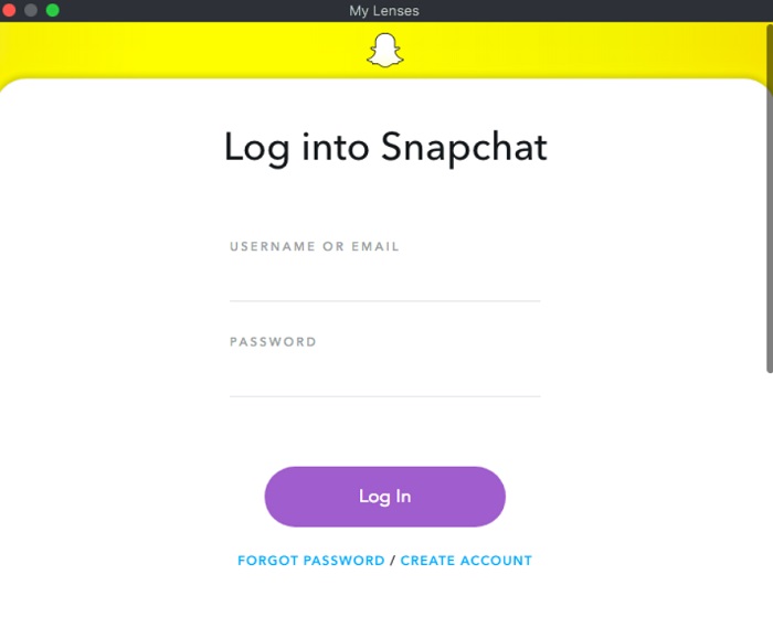 create snapchat account